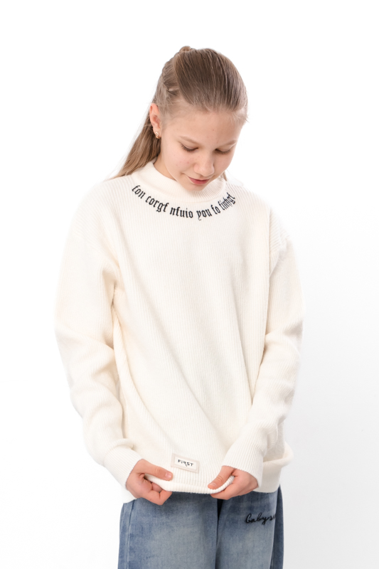 Джемпер для дівчинки (підлітковий)